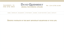 Tablet Screenshot of davidquisenberry.com